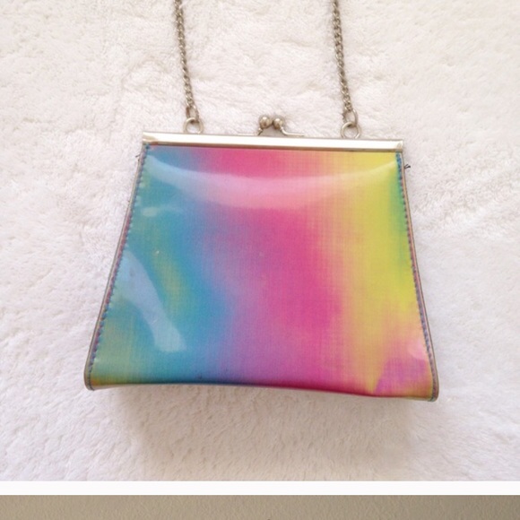 GORGEOUS vintage holographic purse - Picture 2 of 3